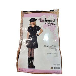 Enchanted Costumes Playtime Police 3-Piece Costume  Includes Dress Gloves & Hat